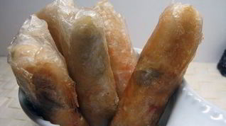 Рецепт Спринга-роллов с курицей и грибами