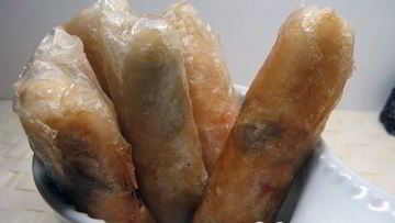 Рецепт Спринга-роллов с курицей и грибами