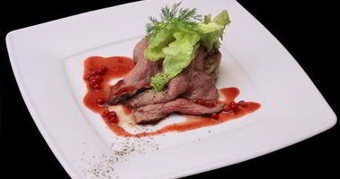 Рецепт Страусштекса со спринг-роллами