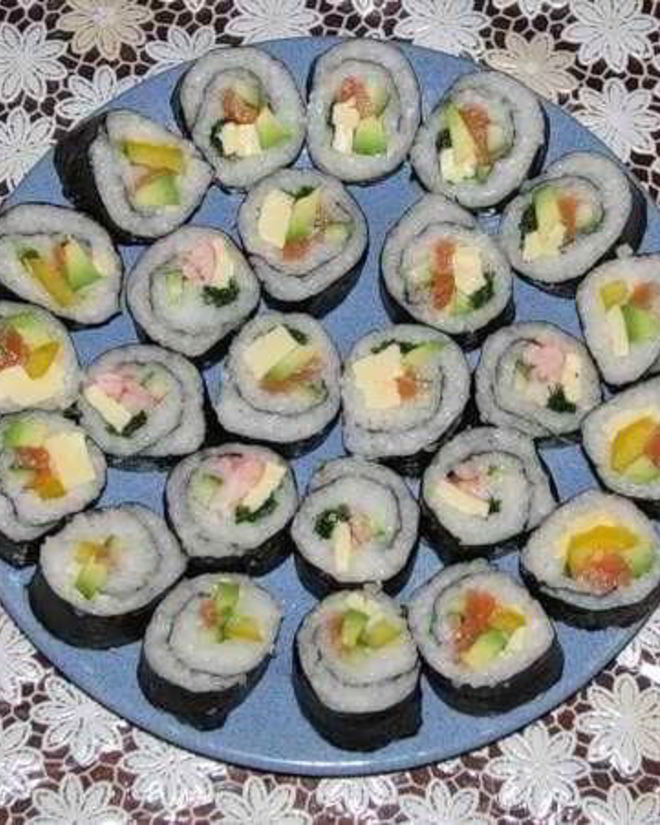 Рецепт суш-роллов