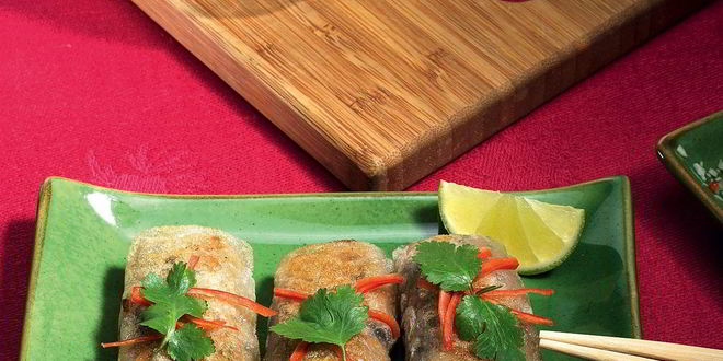 Рецепт Вьетнамских роллов с мясом ягненка