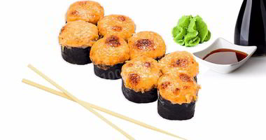 Рецепт Запеченных роллов с угрем