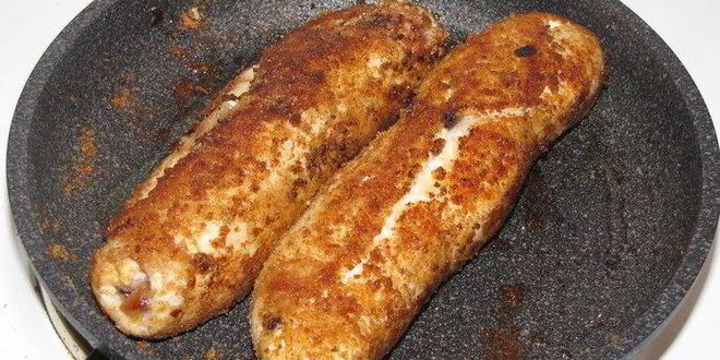 Рецепт куринных рулетиков с начинкой из слив