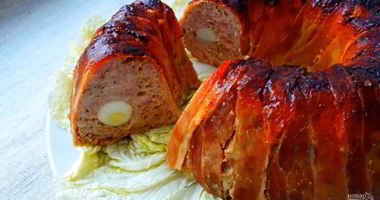 Рецепт Мясного рулета из свинины с яйцом