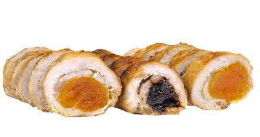 Рецепт Мясных рулетиков с черносливом и курагой