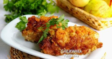 Рецепт Мясных рулетиков с яблоком