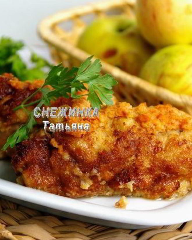 Рецепт мясных рулетиков с яблоком