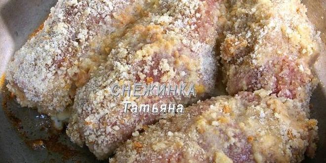 Рецепт мясных рулетиков с яблоком