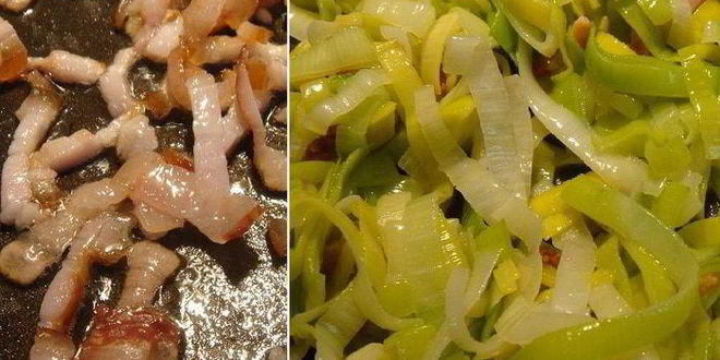 Рецепт пасты-рулета с курицей и беконом для защитников отечества