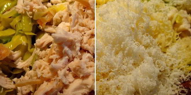 Рецепт пасты-рулета с курицей и беконом для защитников отечества