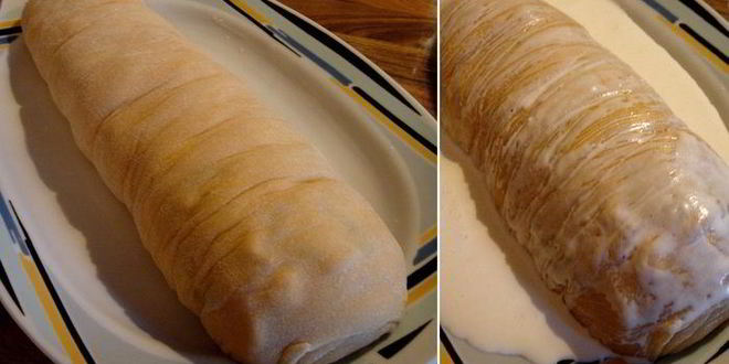 Рецепт пасты-рулета с курицей и беконом для защитников отечества