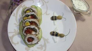 Рецепт Рулета из индейки Пикантный