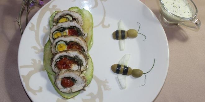 Рецепт Рулета из индейки Пикантный