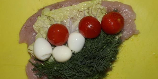 Рецепт рулета из индейки пикантный