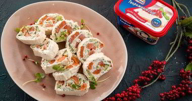 Рецепт Рулета из лаваша Новогодний