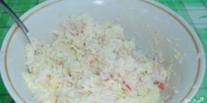 Рецепт рулета из лаваша с крабовым мясом