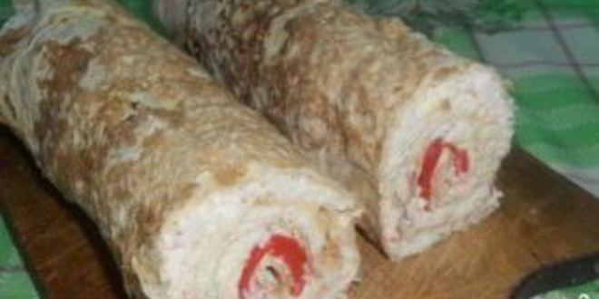 Рецепт рулета из лаваша с крабовым мясом