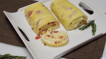 Рецепт Рулета из омлета с сыром