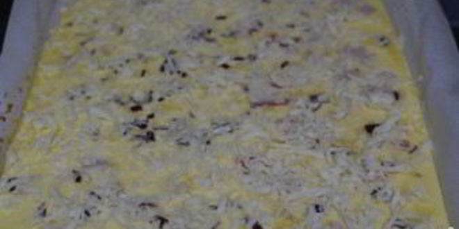 Рецепт рулета из омлета с сыром