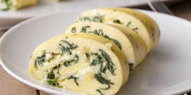 Рецепт Рулета из яиц с начинкой