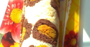 Рецепт Рулета леопард
