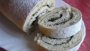 Рецепт Рулета с маком на закваске