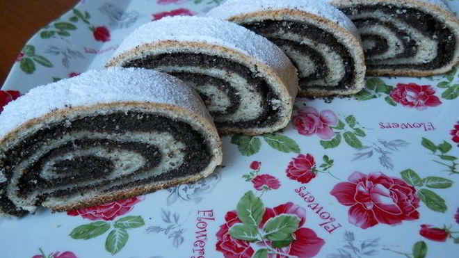 Рецепт рулета с маковой начинкой