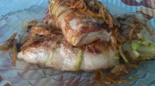 Рецепт Рулетиков из кабачка