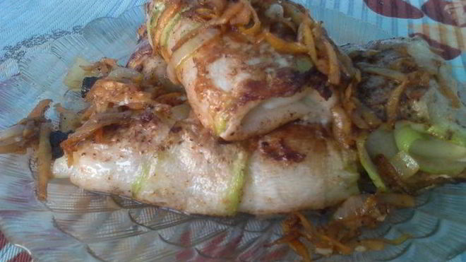 Рецепт рулетиков из кабачка