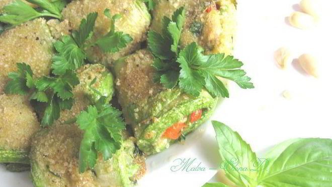 Рецепт рулетиков из молодых кабачков