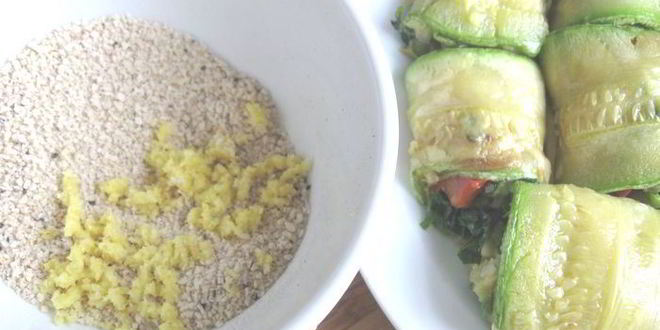 Рецепт рулетиков из молодых кабачков
