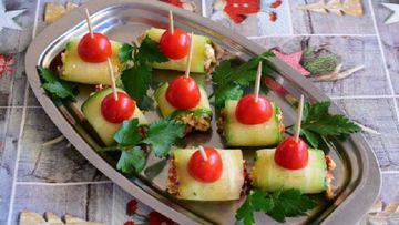 Рецепт Рулетиков из огурцов