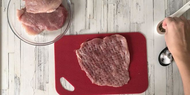 Рецепт рулетиков из свинины с грибами