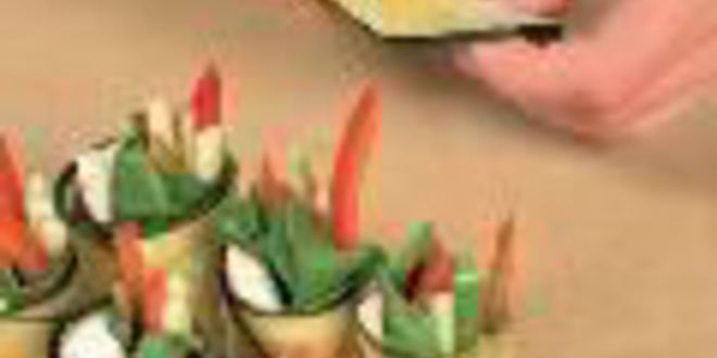 Рецепт рулетов из цукини с творогом