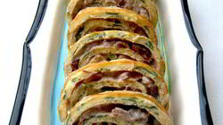 Рецепт Яичного рулета с копченой сельдью