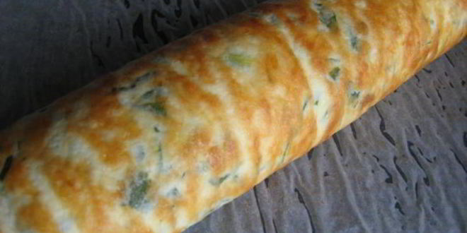 Рецепт яичного рулета с копченой сельдью