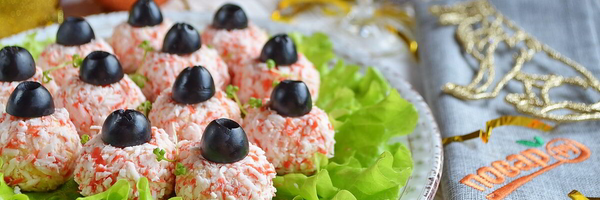 Рецепт Салата-закуски Елочные шарики