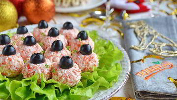 Рецепт Салата-закуски Елочные шарики