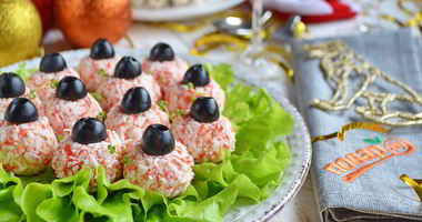 Рецепт Салата-закуски Елочные шарики