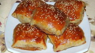 Рецепт Самсы из слоеного теста с фаршем