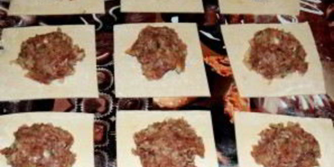 Рецепт самсы из слоеного теста с фаршем