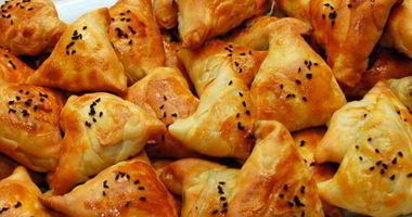 Рецепт Самсы из слоеного теста с мясом