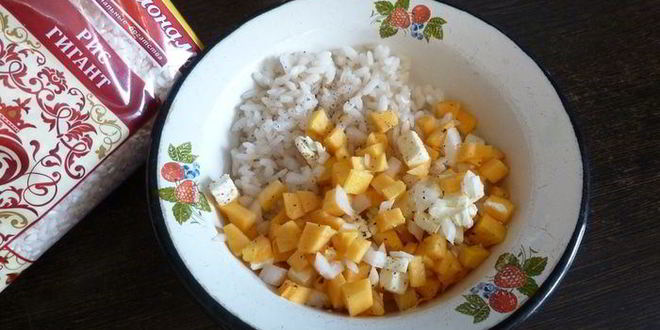 Рецепт самсы с тыквой и рисом