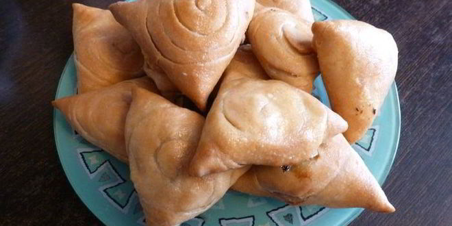 Рецепт самсы с тыквой и рисом