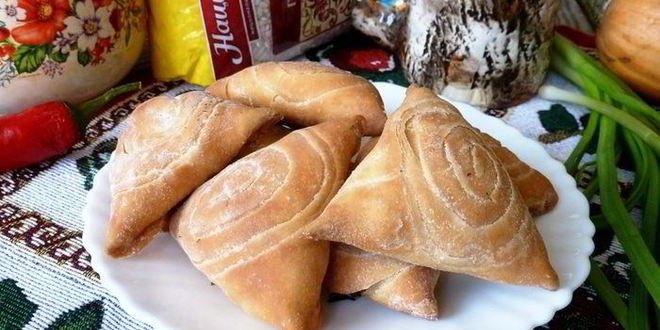 Рецепт самсы с тыквой и рисом