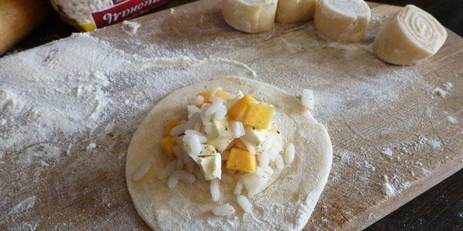 Рецепт самсы с тыквой и рисом