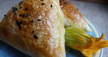 Рецепт Слоеной самсы с тыквой