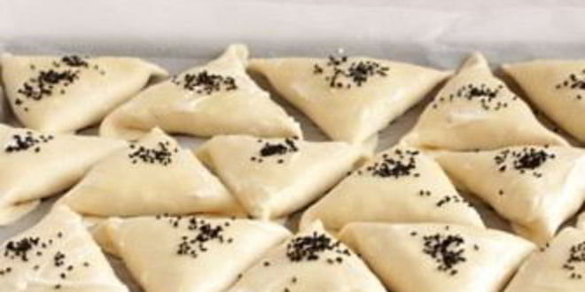 Рецепт слоеной самсы с тыквой