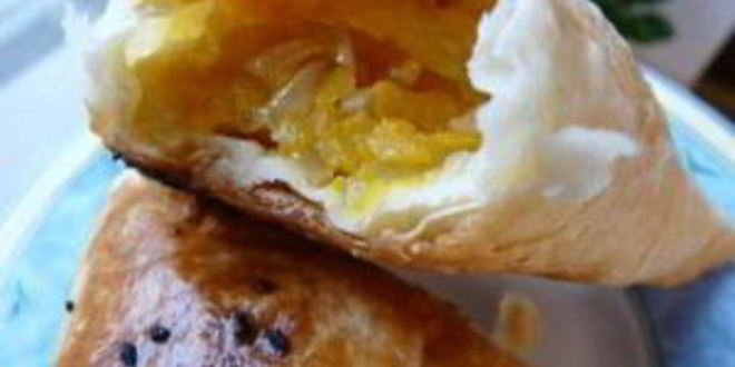 Рецепт слоеной самсы с тыквой