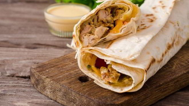 Рецепт домашней шаурмы с курицей карри